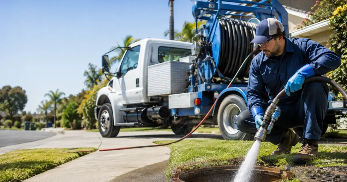 Hydro jet sewer cleaning Newark